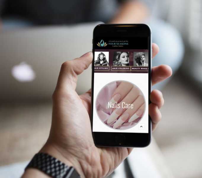 تصميم موقع FOUR SEASONS LADIES SALON 6